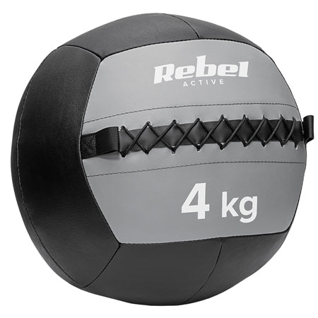 Minge medicinală pentru exerciții de 4 kg cu diametru de 35 cm Rebel RBA-3107-4