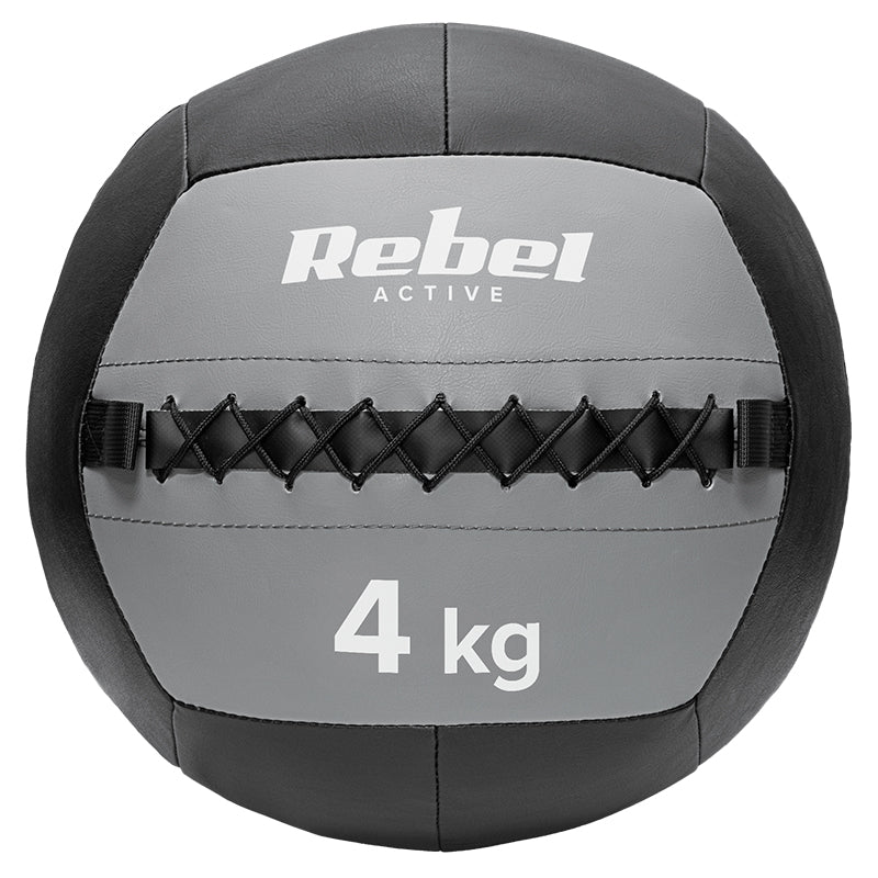 Minge medicinală pentru exerciții de 4 kg cu diametru de 35 cm Rebel RBA-3107-4