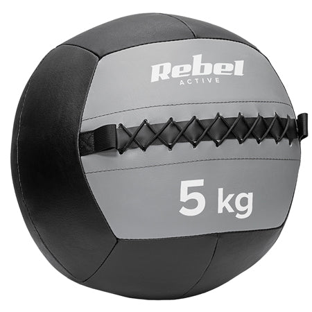 Minge medicinală pentru exerciții de 5 kg cu diametru de 35 cm Rebel RBA-3107-5