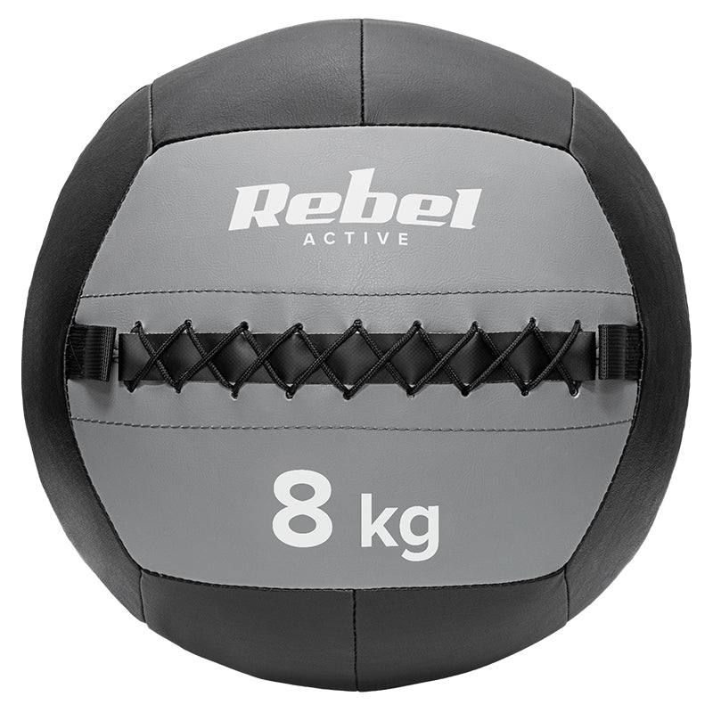 Minge medicinală pentru exerciții de 8 kg cu diametru de 35 cm Rebel RBA-3107-8