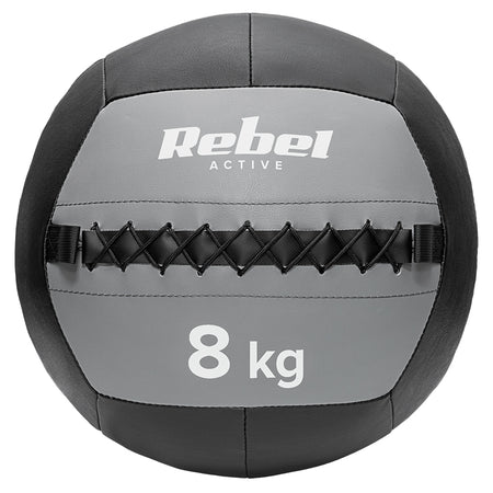 Minge medicinală pentru exerciții de 8 kg cu diametru de 35 cm Rebel RBA-3107-8