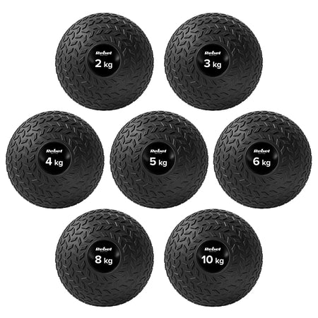 Minge medicinală slam ball de 2 kg cu diametru 23 cm Rebel RBA-3108-2