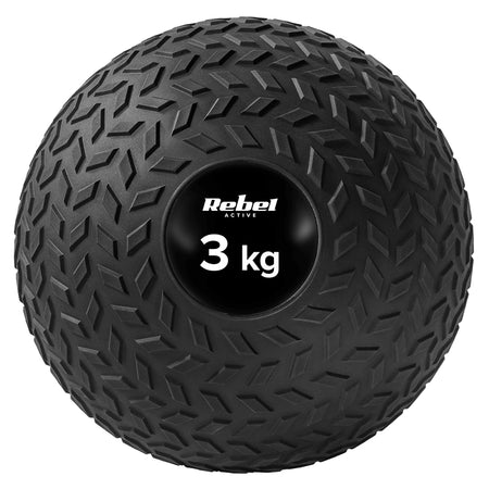 Minge medicinală slam de 3 kg cu diametru de 23 cm Rebel RBA-3108-3