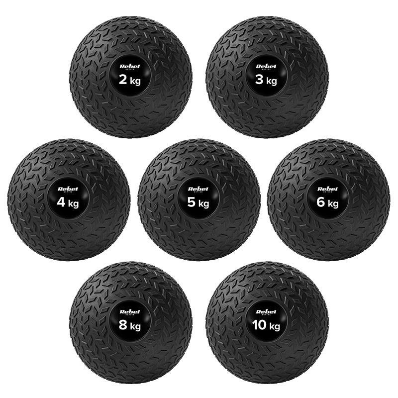 Minge medicinală slam de 3 kg cu diametru de 23 cm Rebel RBA-3108-3
