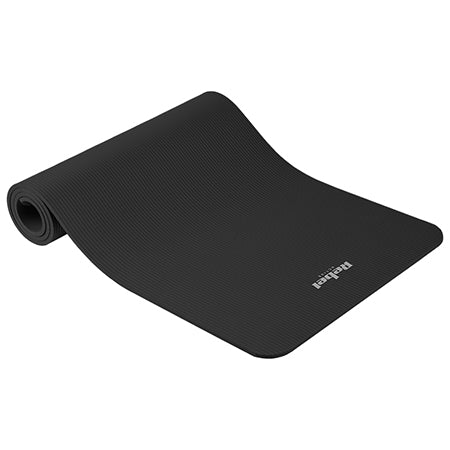 Saltea de fitness din NBR 183 × 61 cm cu grosime de 1 cm neagră Rebel RBA-3150-BK