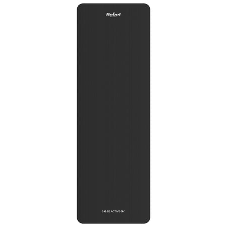 Saltea de fitness din NBR 183 × 61 cm cu grosime de 1 cm neagră Rebel RBA-3150-BK