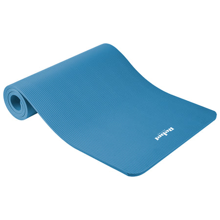 Saltea de fitness albastră din NBR de 183 × 61 cm cu grosime de 1,5 cm Rebel RBA-3151-BL