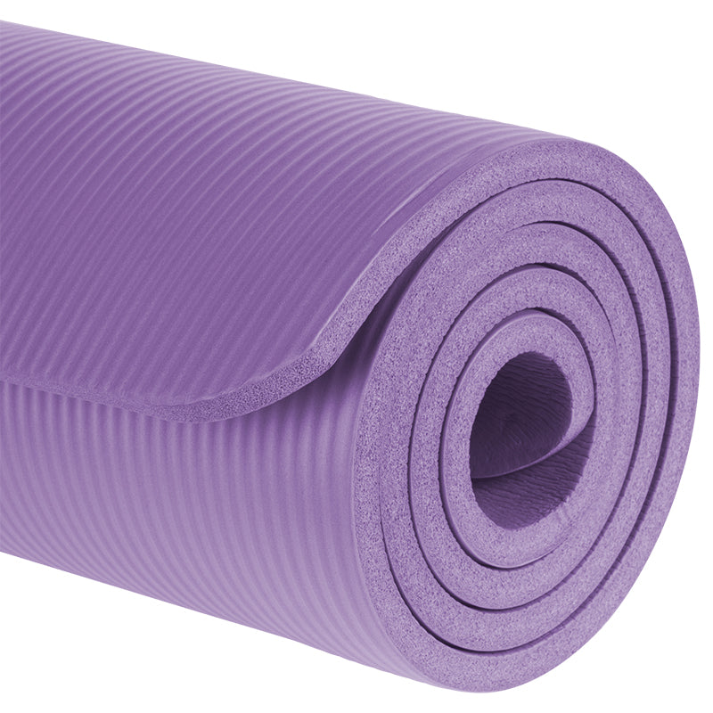 Saltea de fitness din NBR mov 183 × 61 cm cu grosime de 1,5 cm Rebel RBA-3151-PU