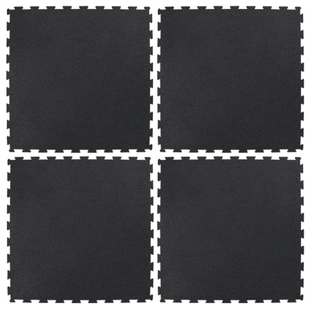 Saltea de gimnastică tip puzzle din cauciuc 100 × 100 cm cu grosime de 15 mm Rebel RBA-3154-15