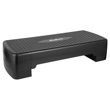 Stepper aerobic cu suprafață antiderapantă 68 × 28 cm cu reglare pe 2 nivele Rebel RBA-3228-BK