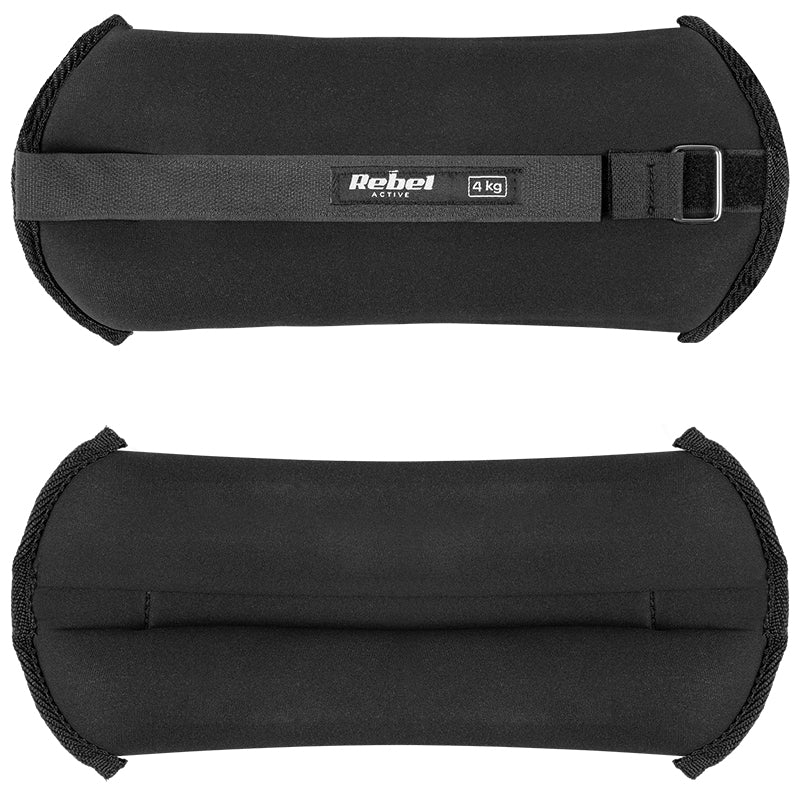 Set 2 greutăți pentru încheietură 2 × 4 kg Rebel RBA-3500-4