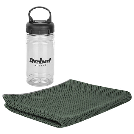 Prosop sport cu efect de răcorire 30×80 cm și uscare rapidă Rebel RBA-3501