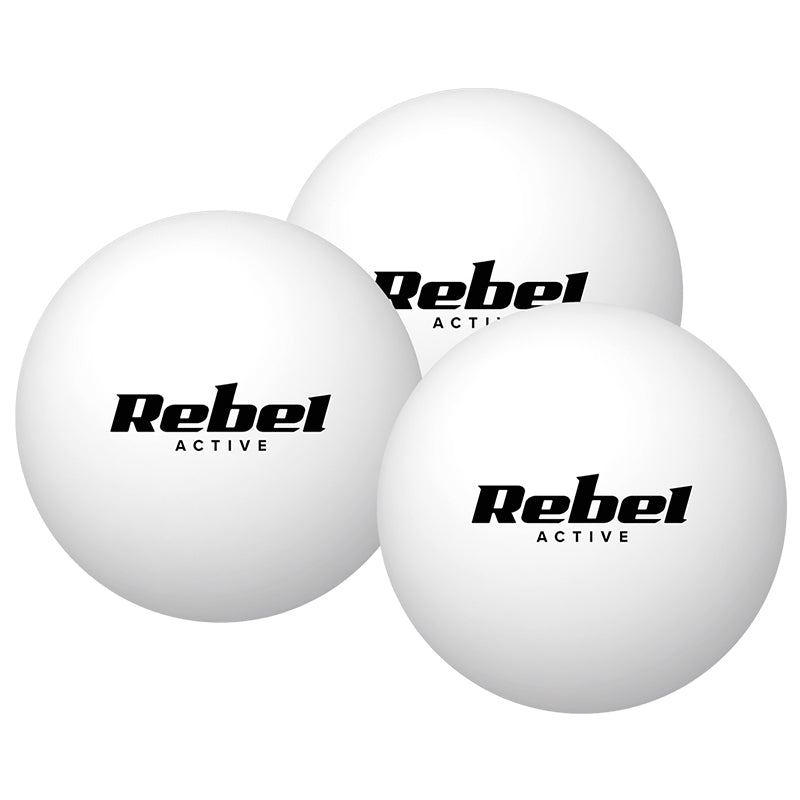 Set tenis de masă cu 2 palete, 3 mingi și fileu Rebel RBA-4001
