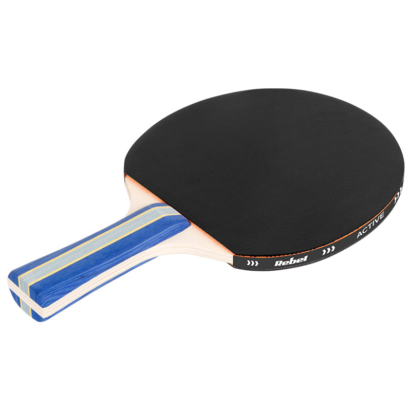 Set tenis de masă cu 2 palete și 3 mingi cu husă Rebel RBA-4003
