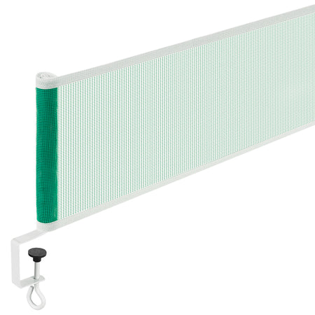Fileu tenis de masă verde de 148 cm cu montare pe blat Rebel RBA-4004
