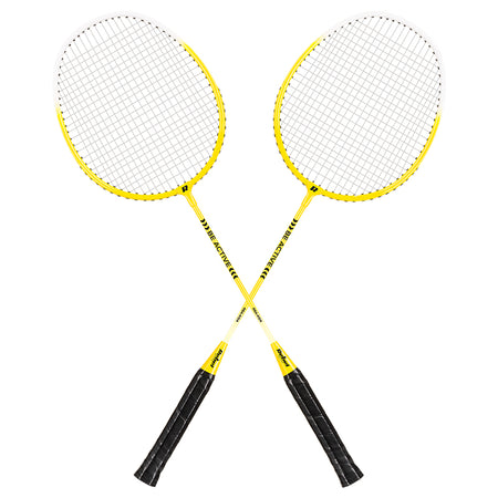 Set badminton cu fileu de 6,5 m cu 4 rachete și 3 fluturași Rebel RBA-4104