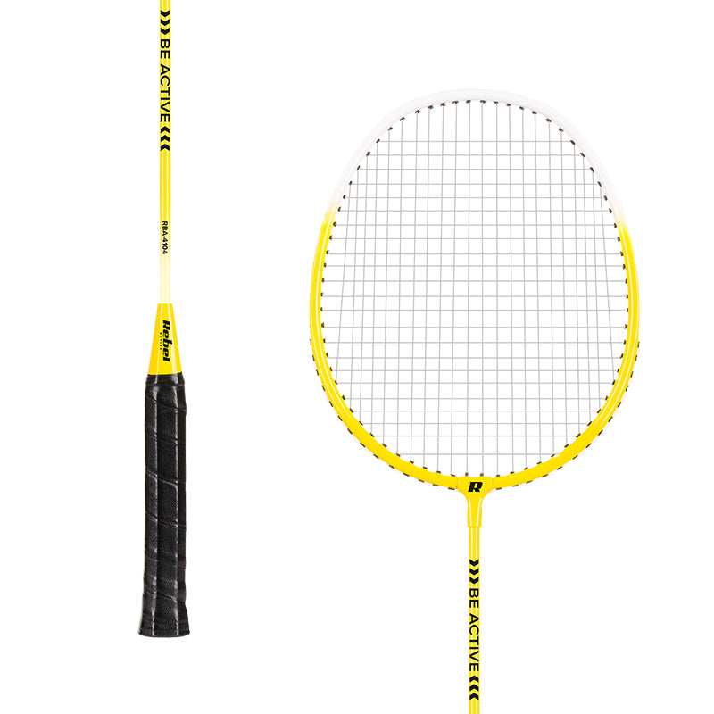 Set badminton cu fileu de 6,5 m cu 4 rachete și 3 fluturași Rebel RBA-4104