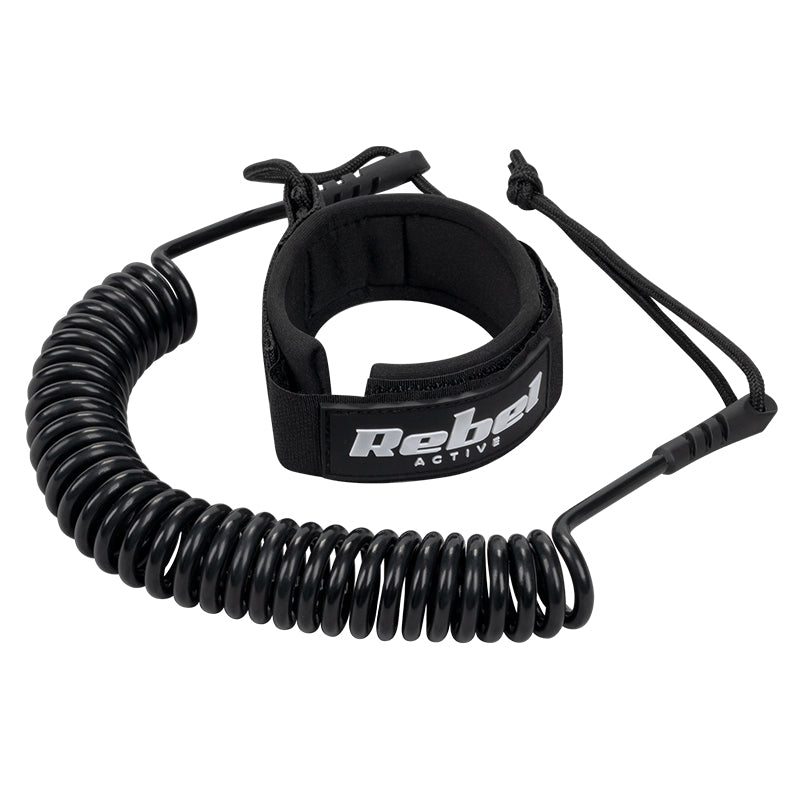 Set placă gonflabilă stand up paddle de 350 × 81 cm cu vâslă și pompă Rebel RBA-4500-BL
