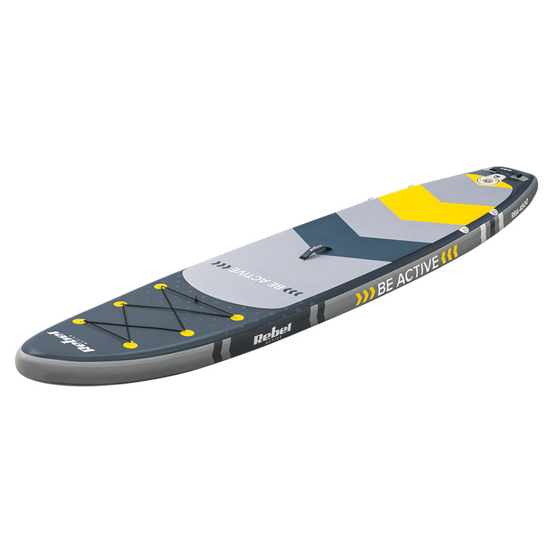 Set placă gonflabilă stand up paddle cu padelă și pompă, 350 × 81 × 15 cm, Rebel RBA-4500