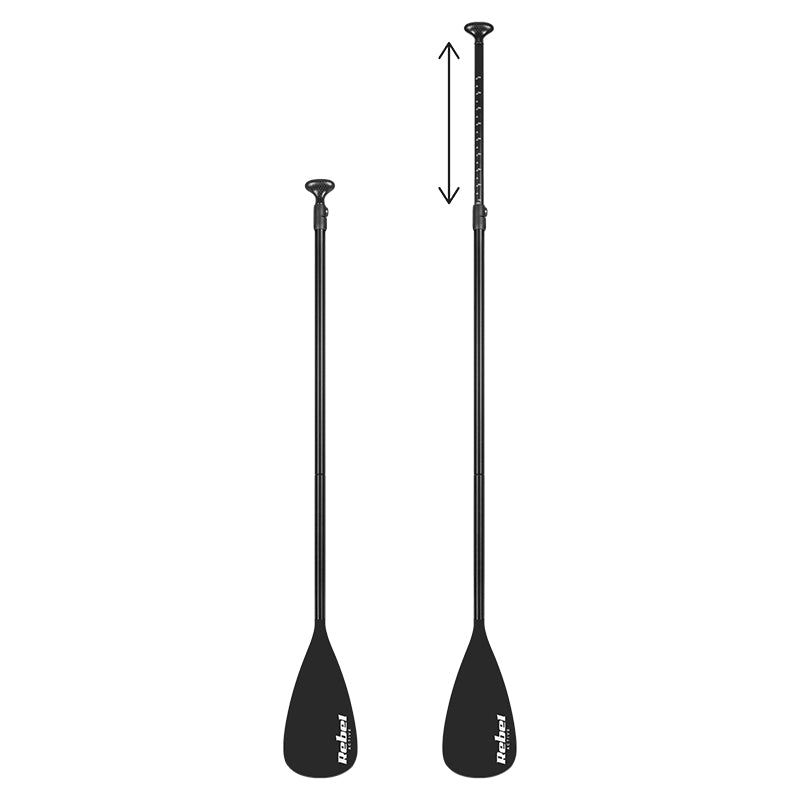 Set placă gonflabilă stand up paddle cu padelă și pompă, 350 × 81 × 15 cm, Rebel RBA-4500