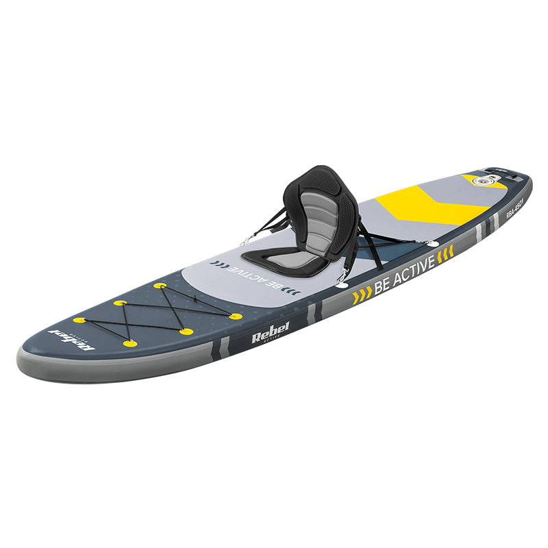 Set placă gonflabilă stand up paddle 350 × 81 × 15 cm cu scaun caiac Rebel RBA-4501
