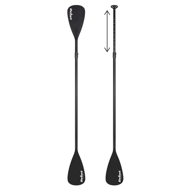 Set placă gonflabilă stand up paddle cu scaun caiac 335×84×15 cm Rebel RBA-4507-BL