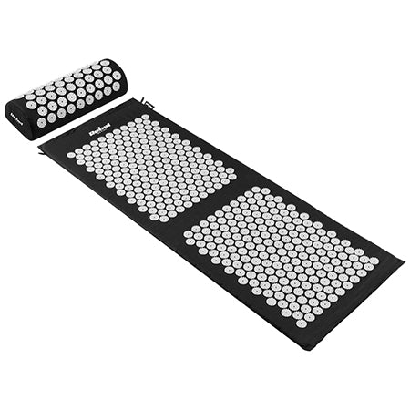 Set saltea de presopunctură cu pernă din bumbac, 130 × 50 cm Rebel RBA-6003-BK