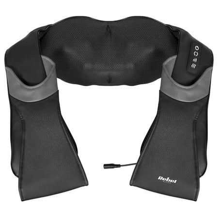 Aparat de masaj shiatsu pentru zona cervicală cu încălzire și 8 capete de masaj Rebel RBA-6009-A
