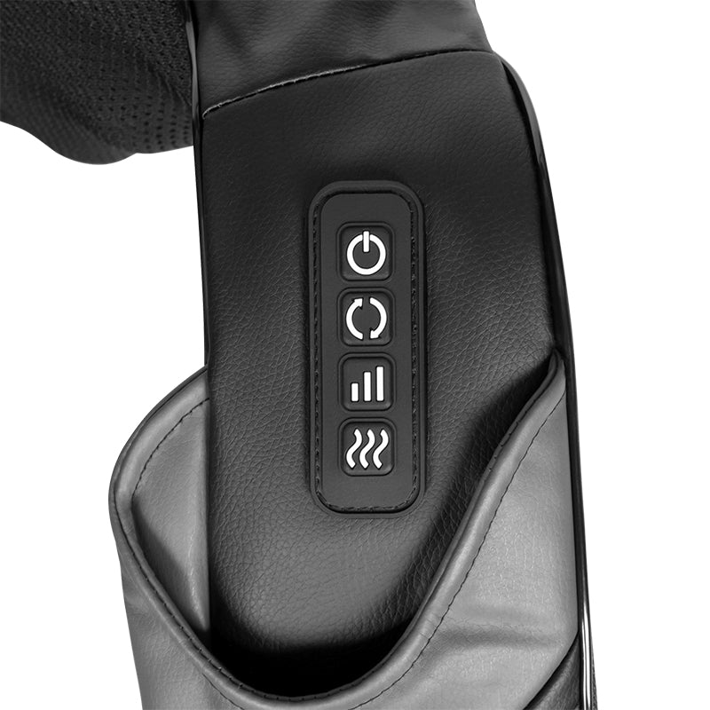 Aparat de masaj shiatsu pentru zona cervicală cu încălzire și 8 capete de masaj Rebel RBA-6009-A
