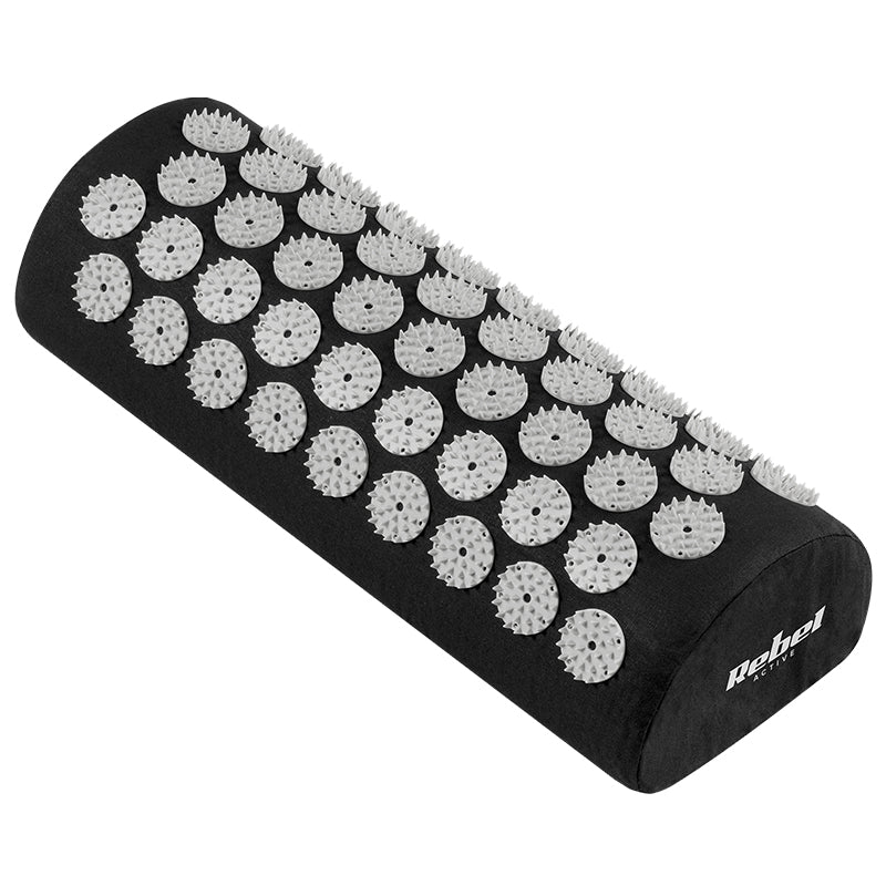 Set saltea de presopunctură cu pernă 110×42 cm din bumbac Rebel RBA-6010-BK
