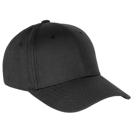 Șapcă unisex neagră din 100% bumbac cu curea reglabilă Rebel RBA-7000-BK-S