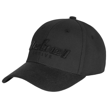 Șapcă unisex neagră din bumbac cu logo brodat în mărimea S Rebel RBA-7001-BK-S