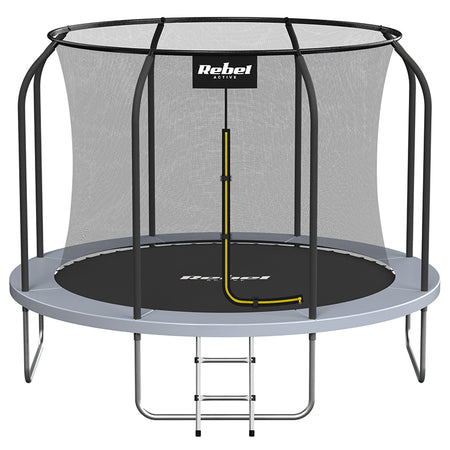 Trambulină cu plasă de siguranță și scară cu diametru de 244 cm Rebel RBA-8001