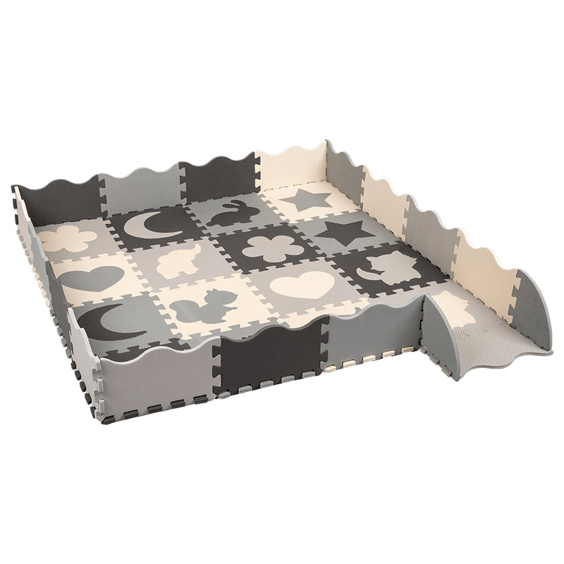 Covoraș educativ puzzle din spumă EVA 150 × 150 cm cu 16 piese Rebel RBY-2250-16