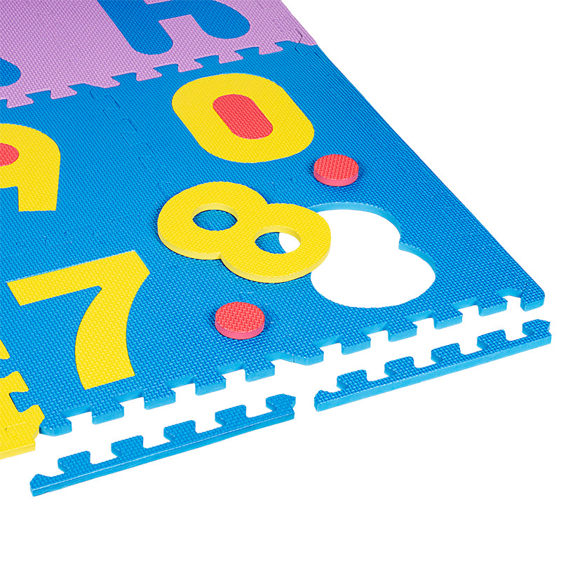 Covoraș educativ puzzle cu alfabet 180 × 180 cm din spumă EVA, 36 piese Rebel RBY-2253-36