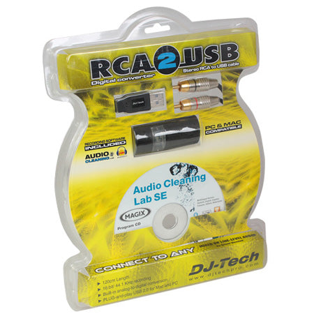 Cablu RCA la USB 1.2 m cu placă de sunet RCA2USB