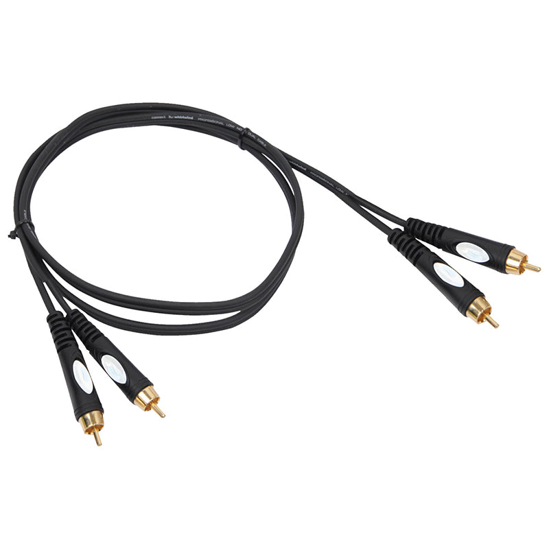 Cablu 2 x RCA tata - 2 x RCA tata stereo 1.5 m BST RCAM-RCAM-1.5