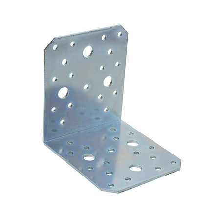 Colțar perforat pentru lemn ranforsat sau simplu, grosime 2.5 mm