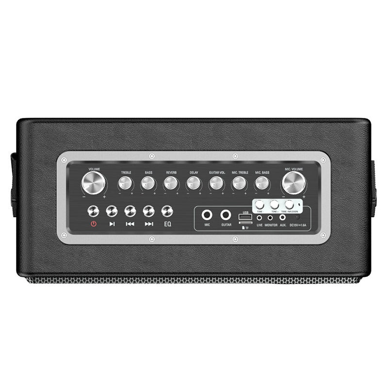 Boxa Portabila All In One 100w  Uhf Bt/usb/msd/aux