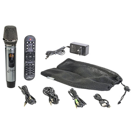 Boxa Portabila All In One 100w  Uhf Bt/usb/msd/aux