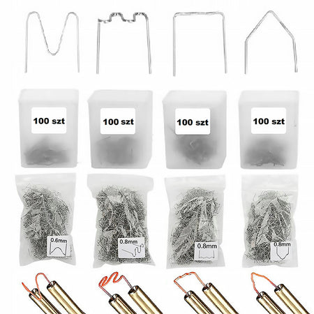 Pistol pentru sudură plastic cu accesorii, încălzire rapidă, 800 capse LTC RTV0400137
