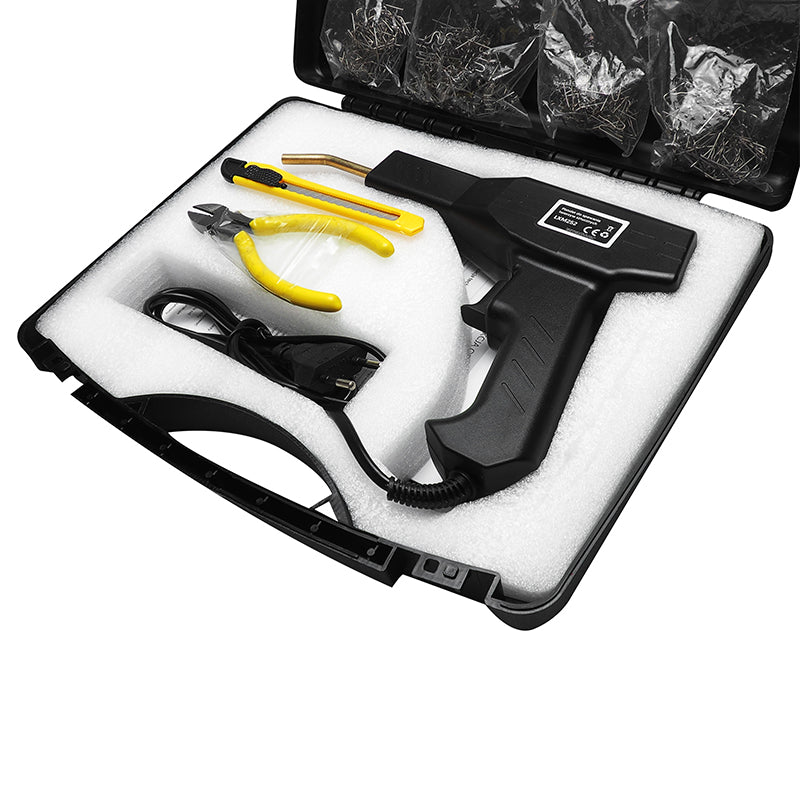 Pistol pentru sudură plastic cu accesorii, încălzire rapidă, 800 capse LTC RTV0400137