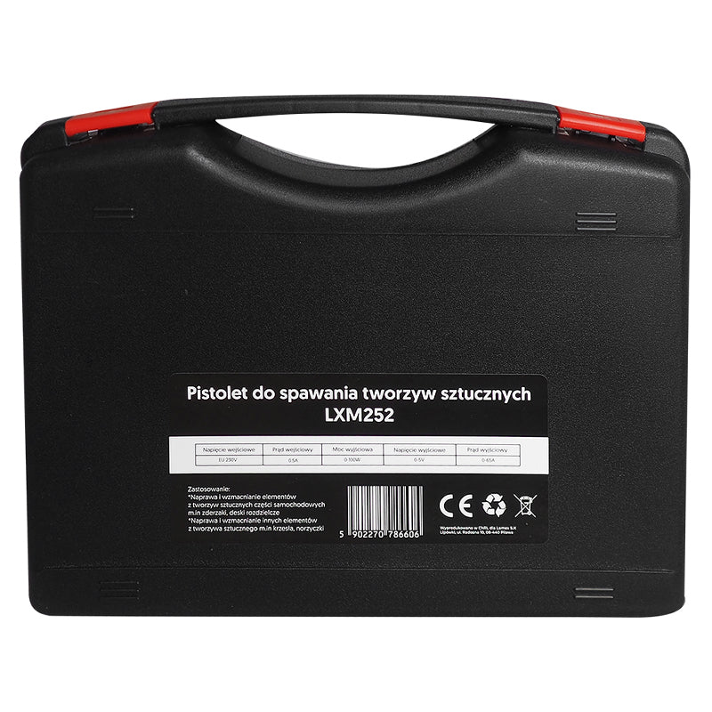 Pistol pentru sudură plastic cu accesorii, încălzire rapidă, 800 capse LTC RTV0400137