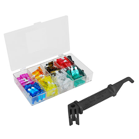 Set 100 buc siguranțe auto 3A-30A, pentru protecție electrică RTV0400155