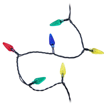 Instalație Crăciun 100 LED-uri RGB, 8 m, 8 moduri, conuri pin, Forever light RTV100177