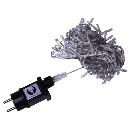 Instalație Crăciun 100 LED lumină caldă 8 m Forever light RTV100189