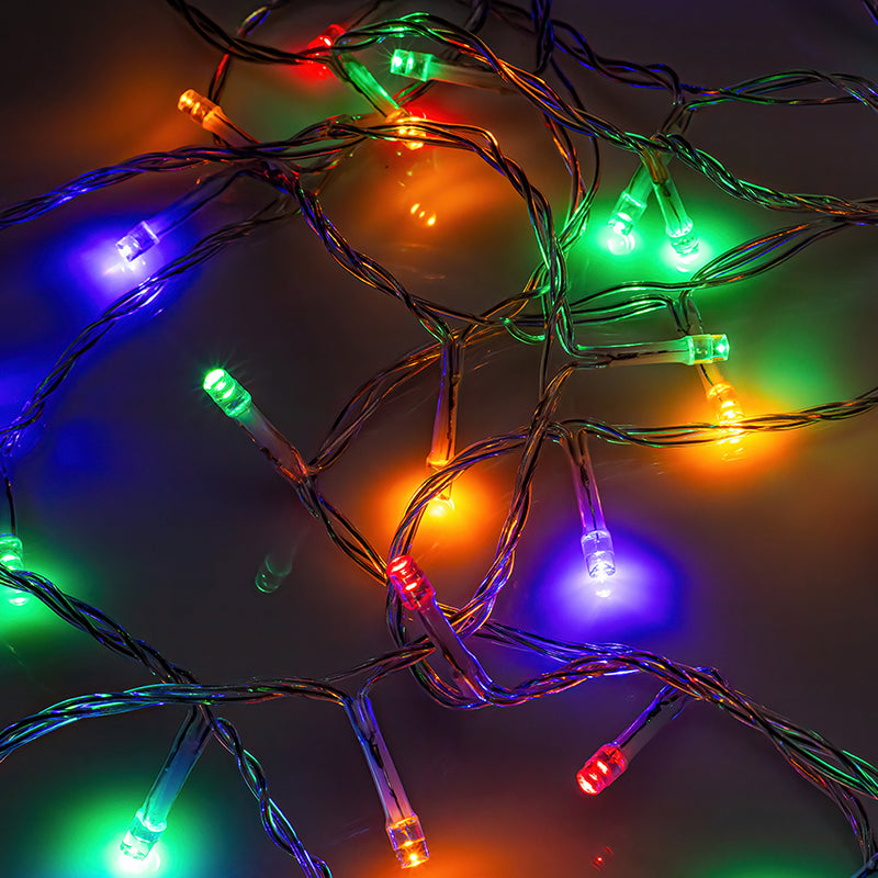 Instalație Crăciun 100 LED RGB, 8 m, 100 LED-uri - Forever light RTV100192