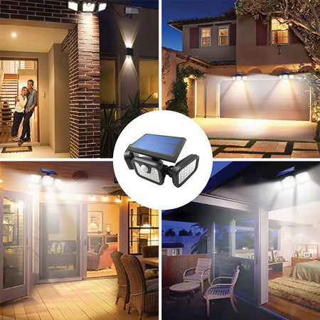 Lampă LED solară 8W 600lm cu senzor mișcare IP65 Forever light RTV100324