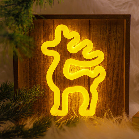 Decorațiune Crăciun model ren, iluminat LED 3000K, alimentare USB Forever light RTV100425