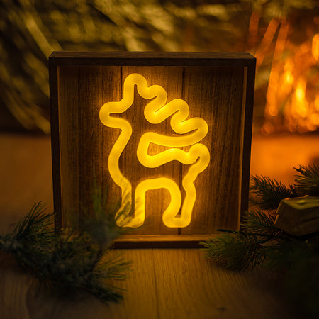 Decorațiune Crăciun model ren, iluminat LED 3000K, alimentare USB Forever light RTV100425